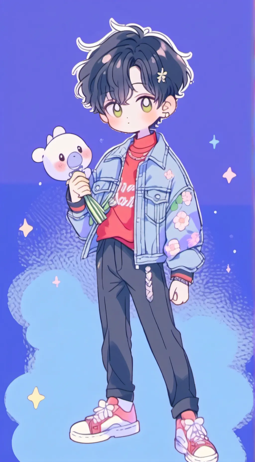 ai character: Aaron  background