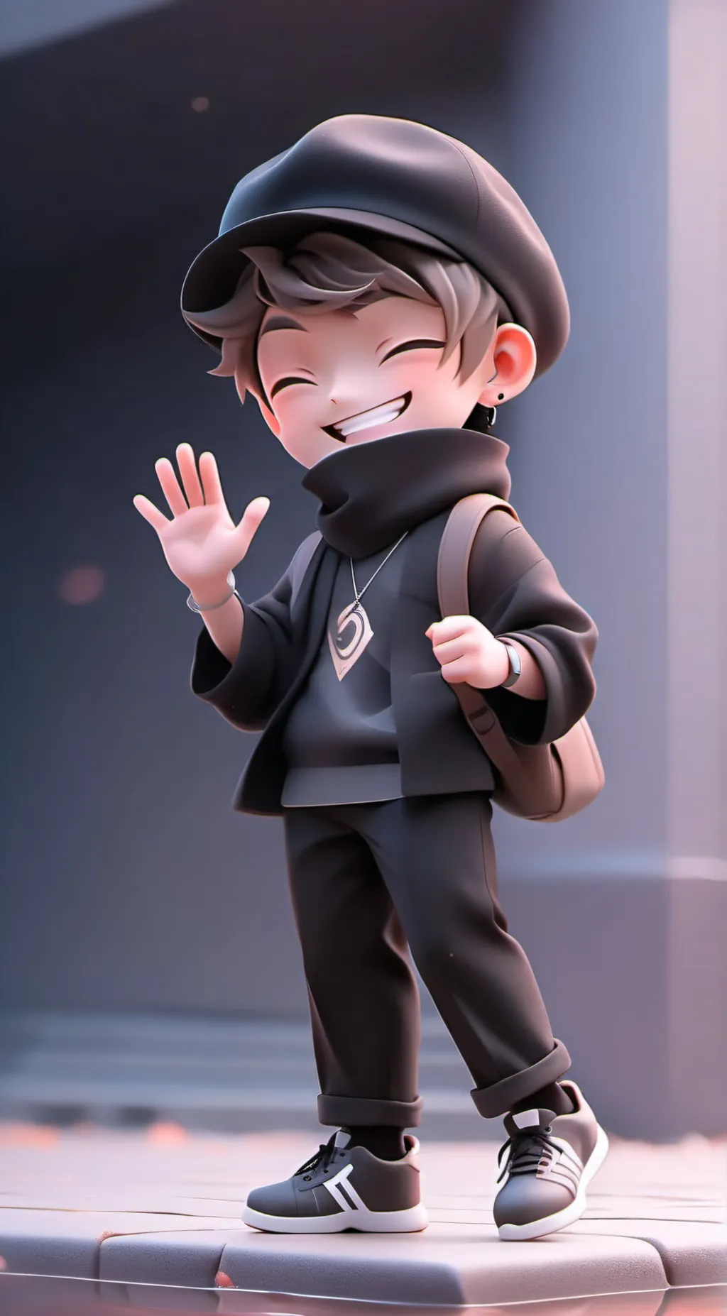 ai character: Audrey  background