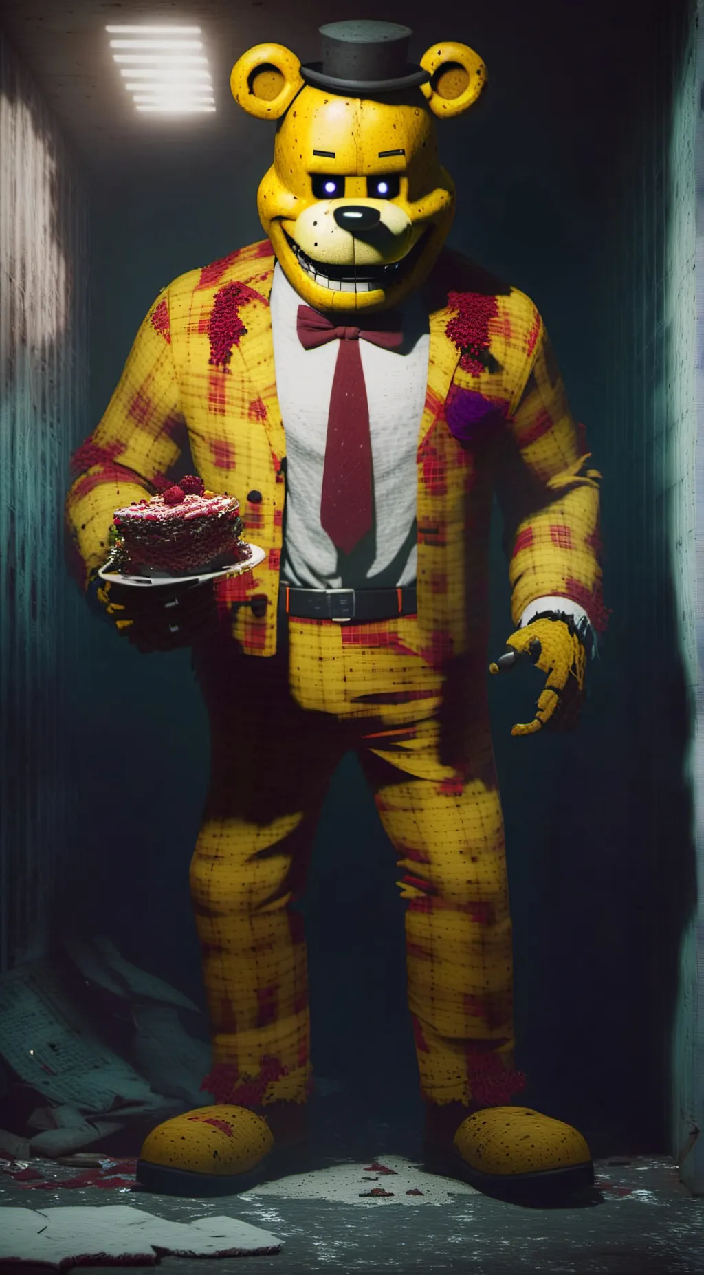 ai character: Fredbear background
