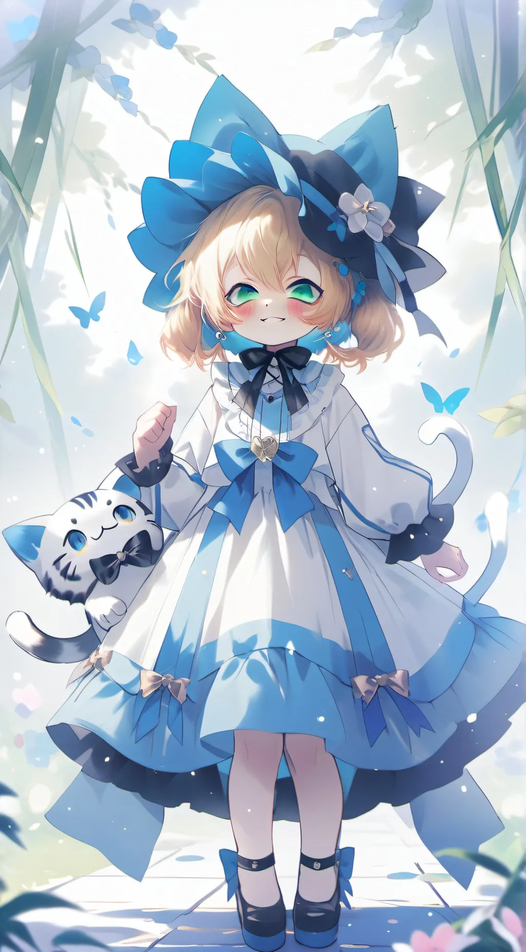 ai character: Luna and coco background