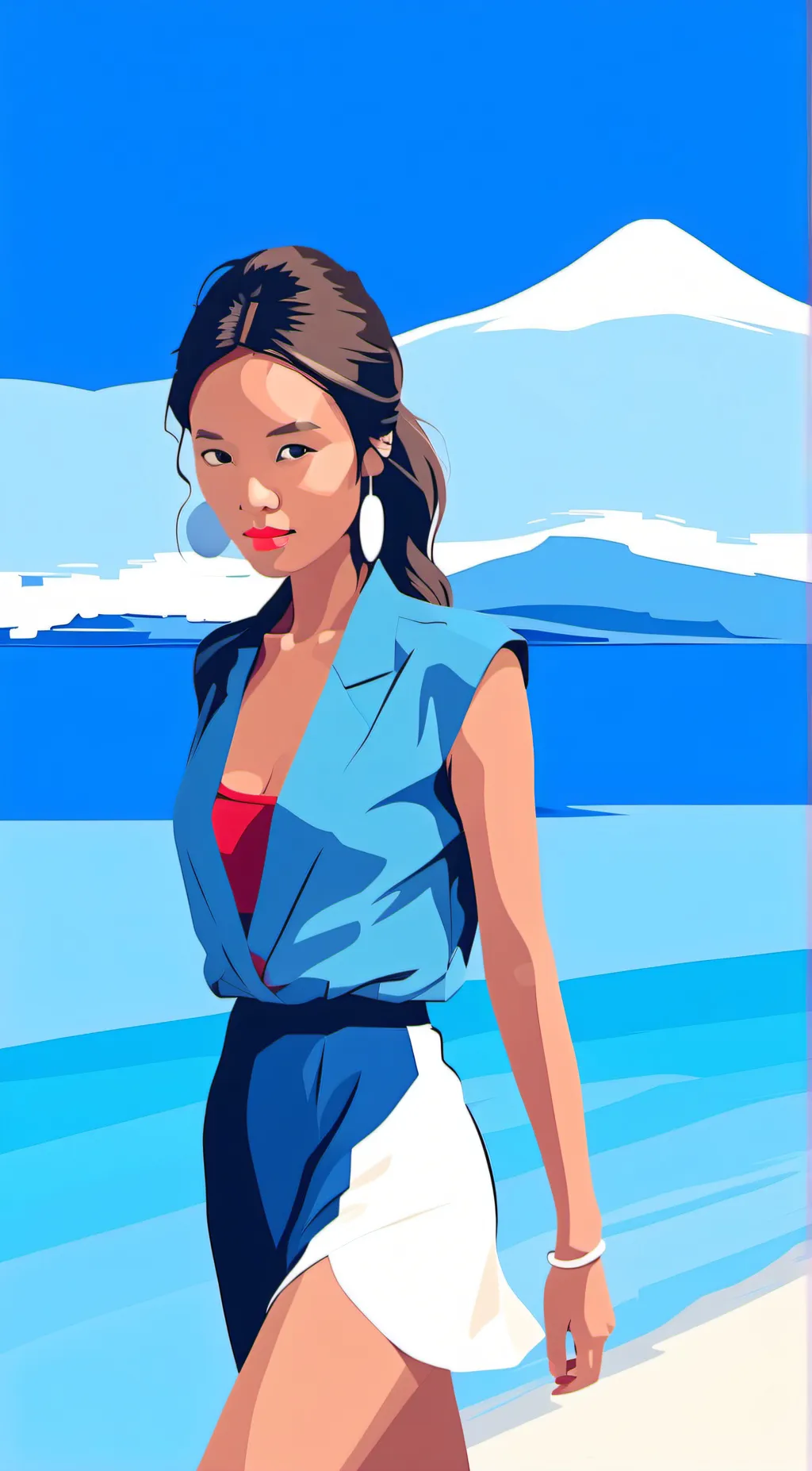 ai character: asiam mom background