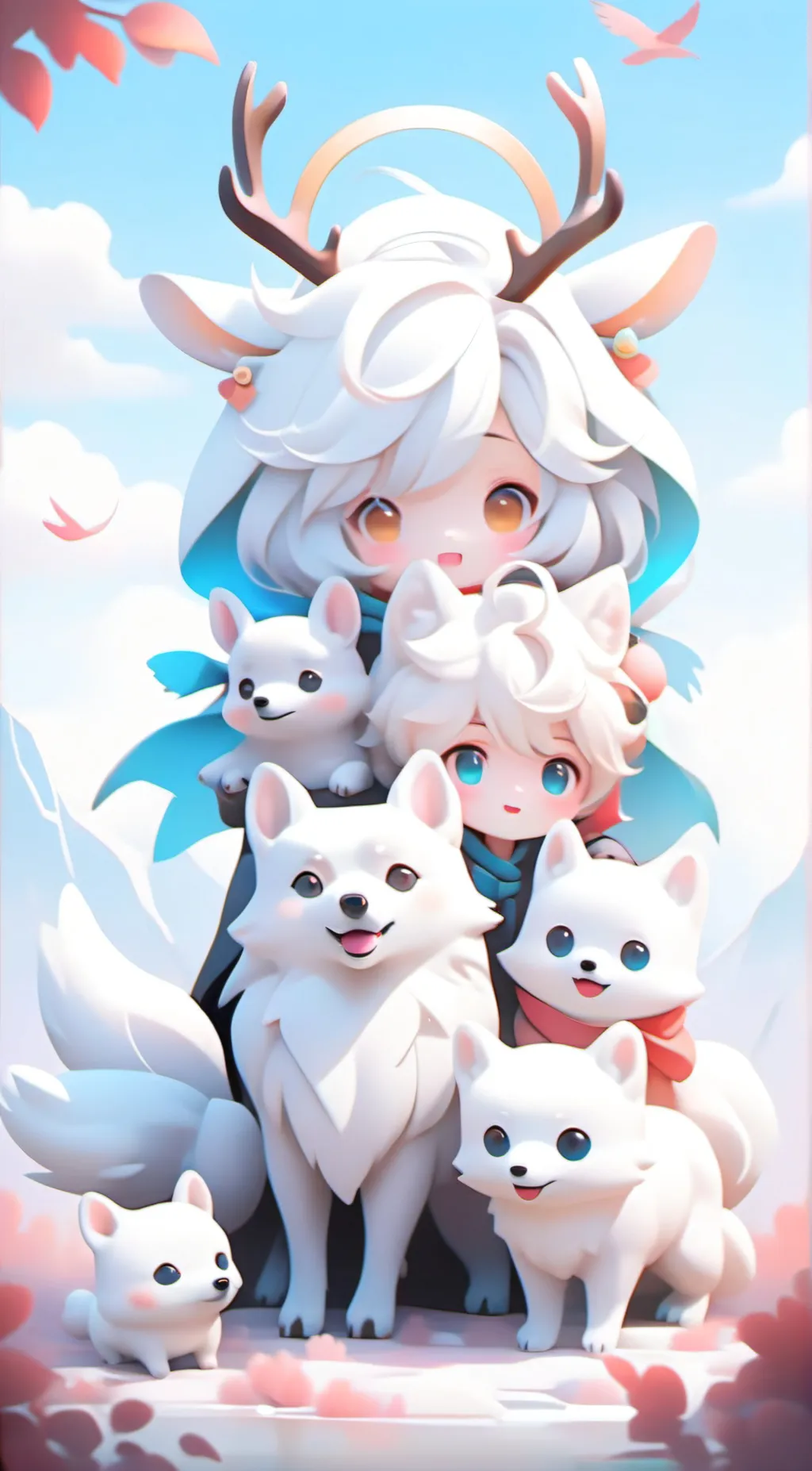 ai character: engene test. background