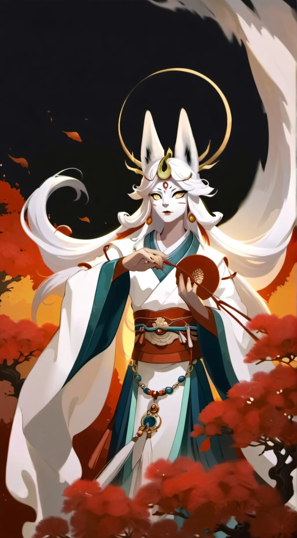 ai character: Amaterasu background