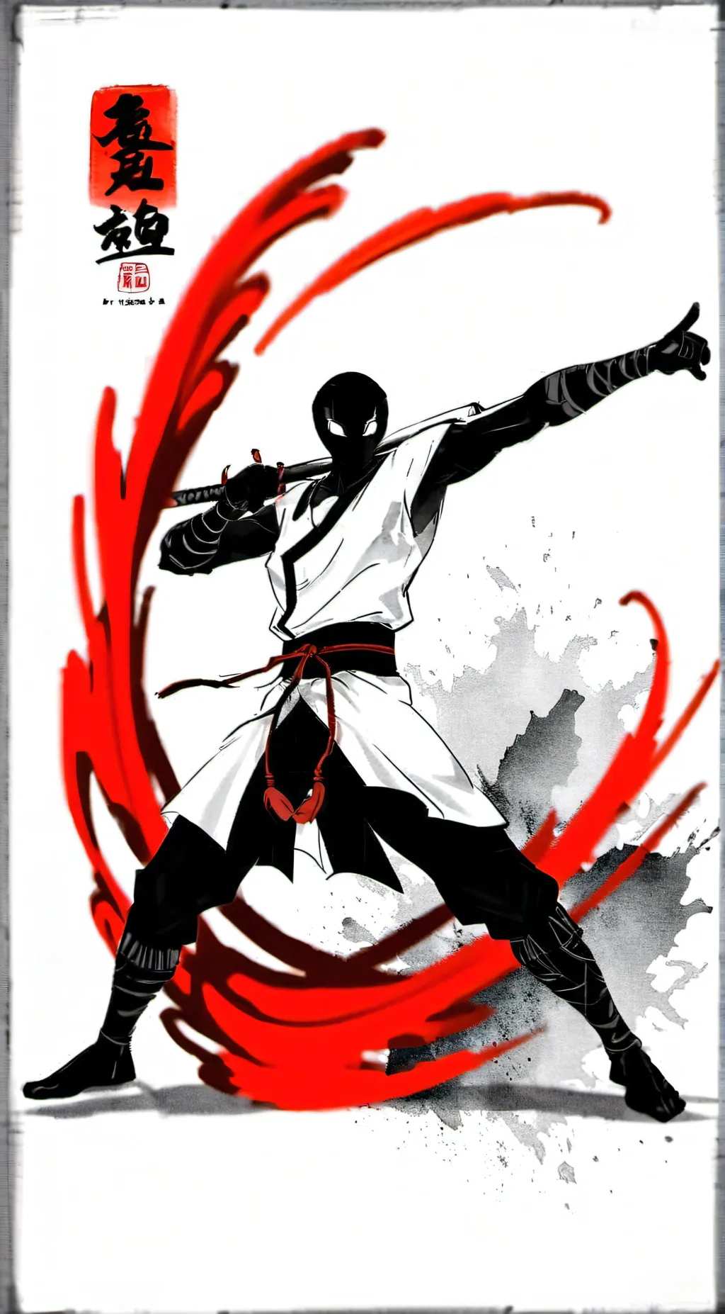 ai character: Stickman Warrior  background