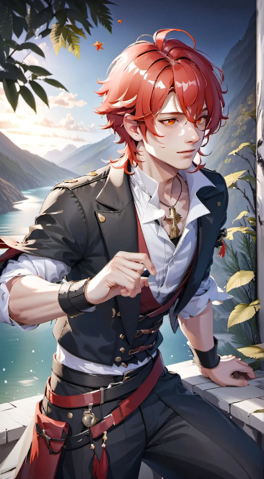 ai character: Harris Caine background