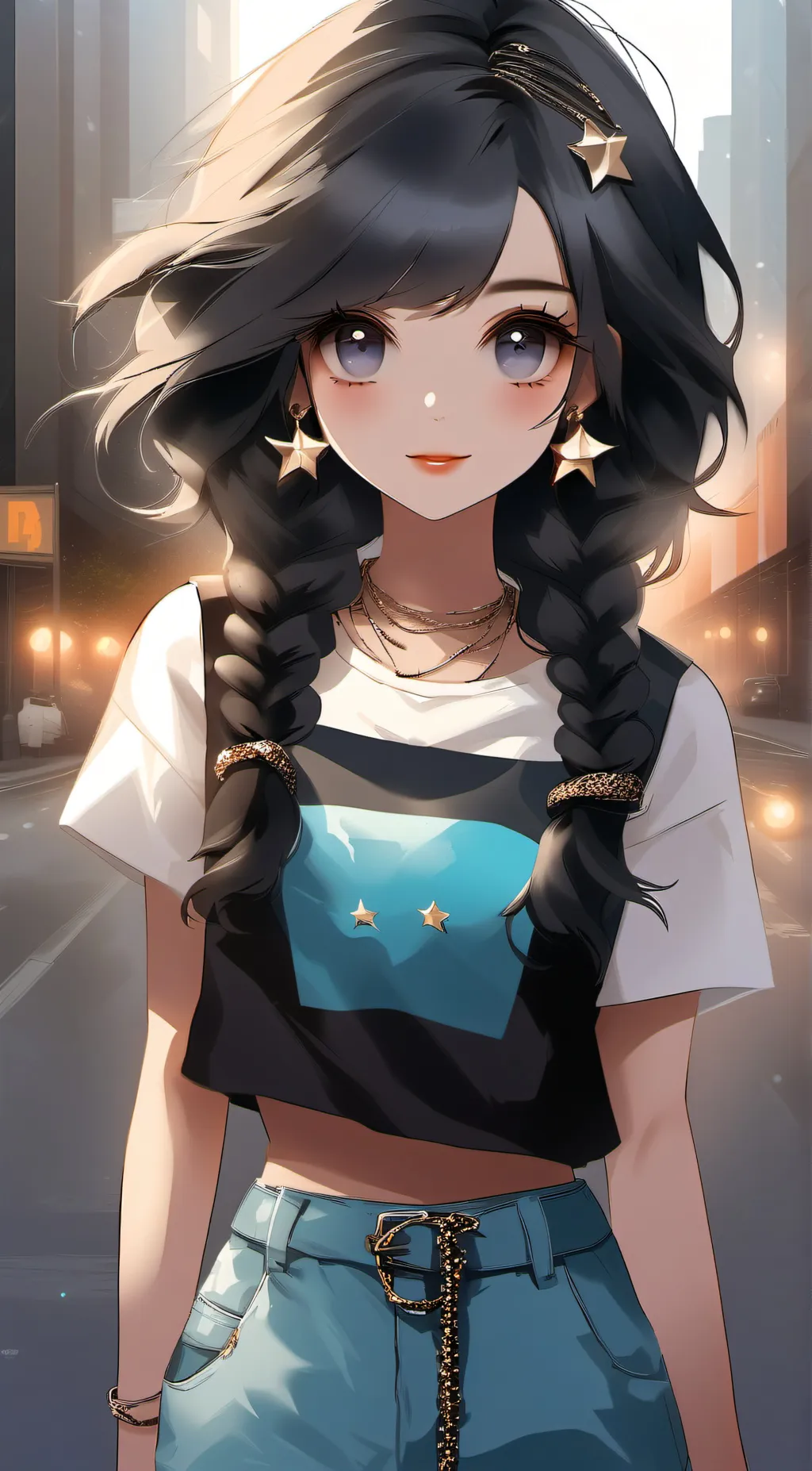 ai character: popstar  background