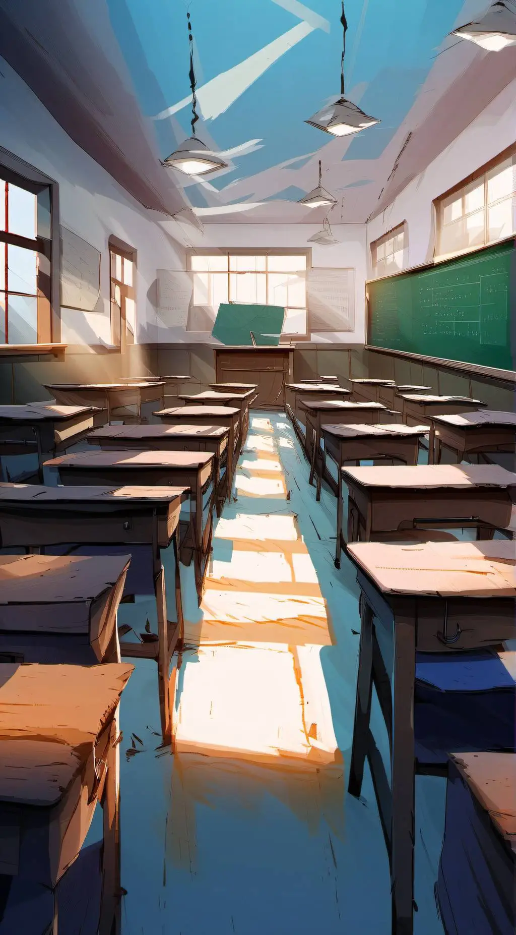 ai character: younger hero's  background