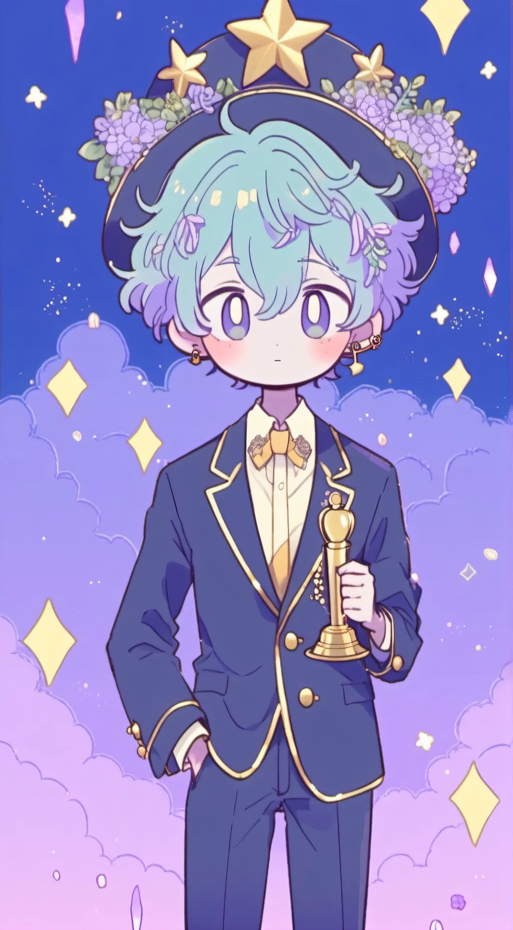 ai character: Goldie background