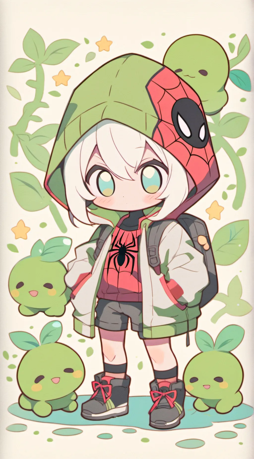 ai character: peater parker background