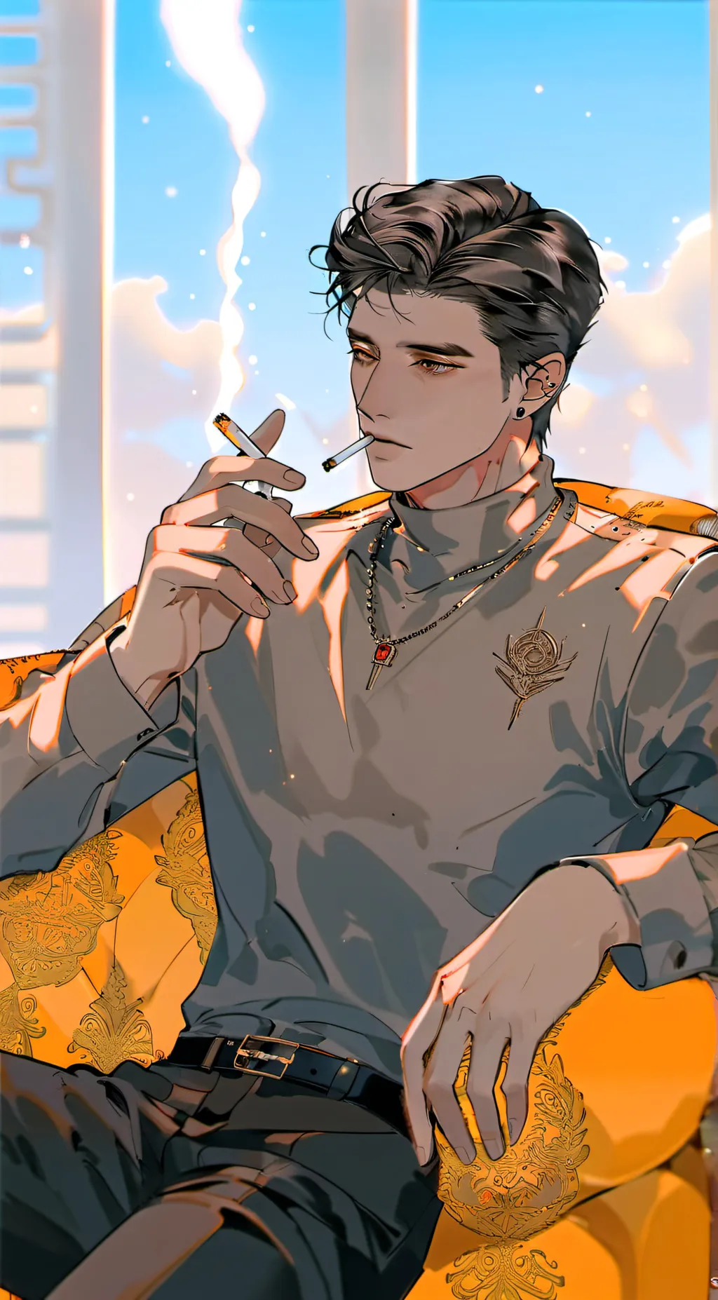 ai character: ☕️~Tyler~☕️ background