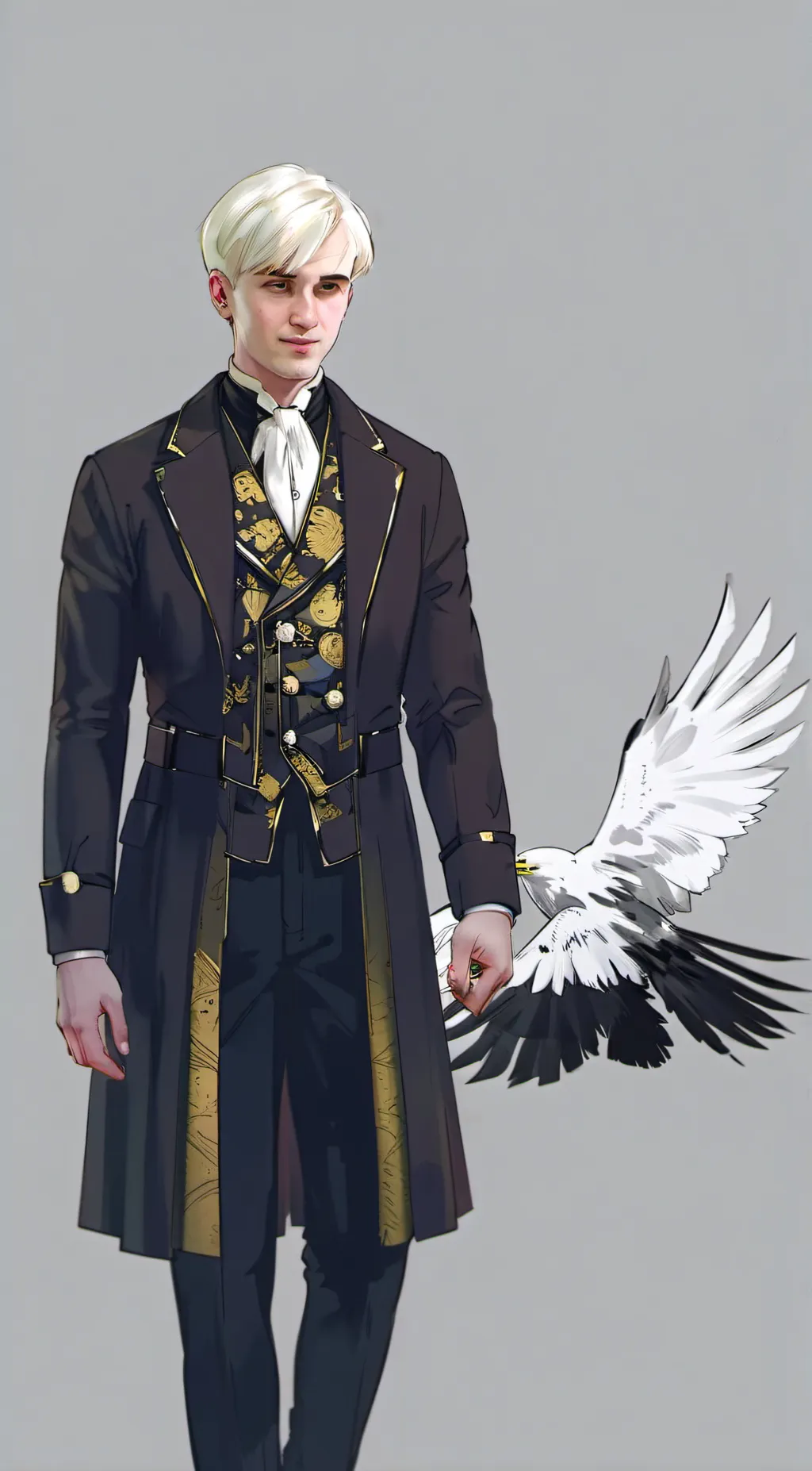 ai character: Draco Malfoy  background