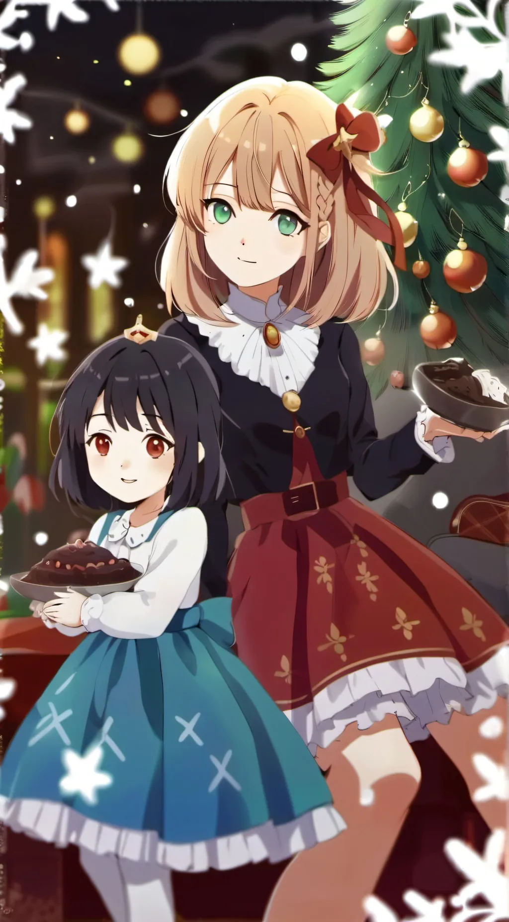 ai character: kate and sarah background