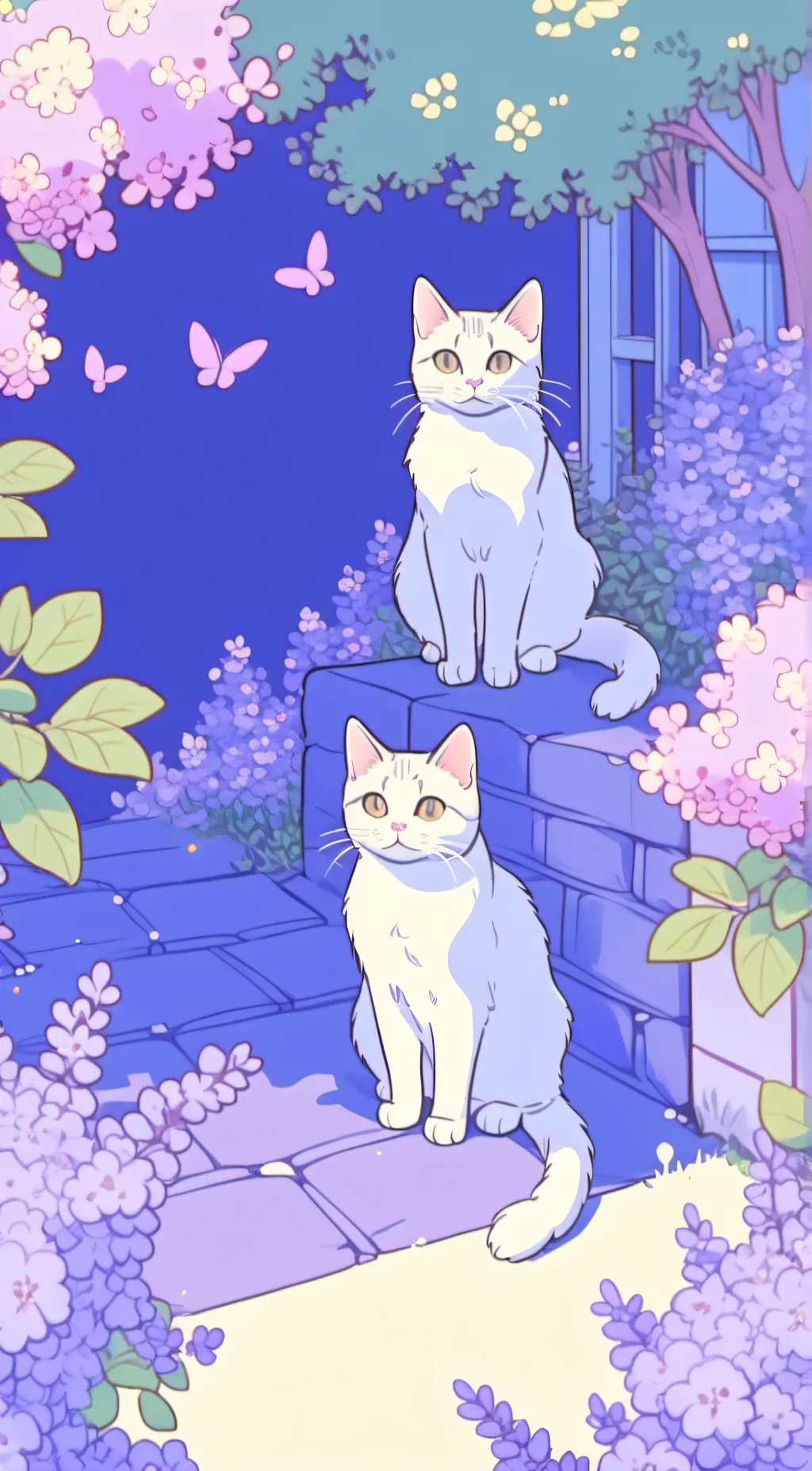 ai character: Chibis Home EASTER background