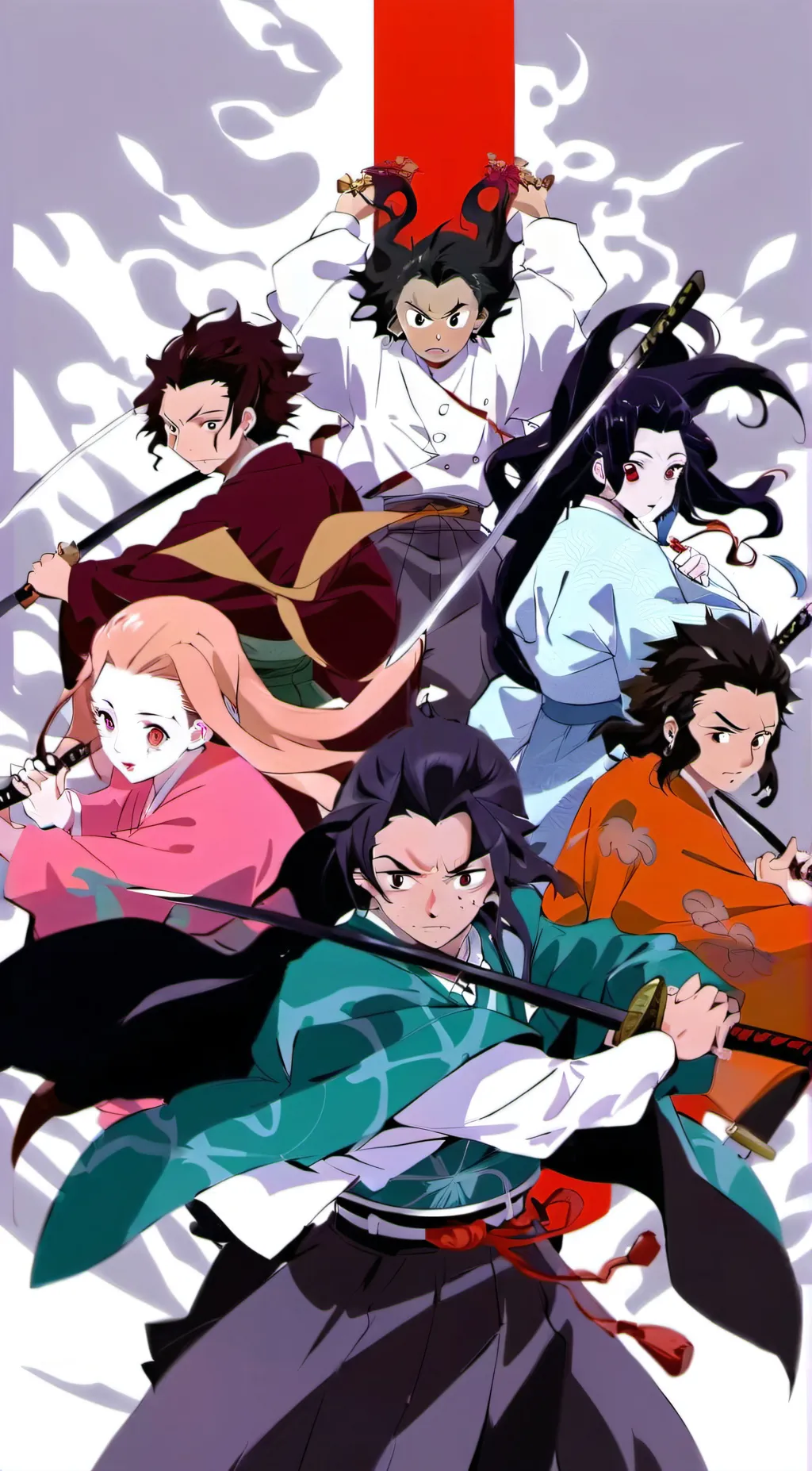 ai character: Hashira background