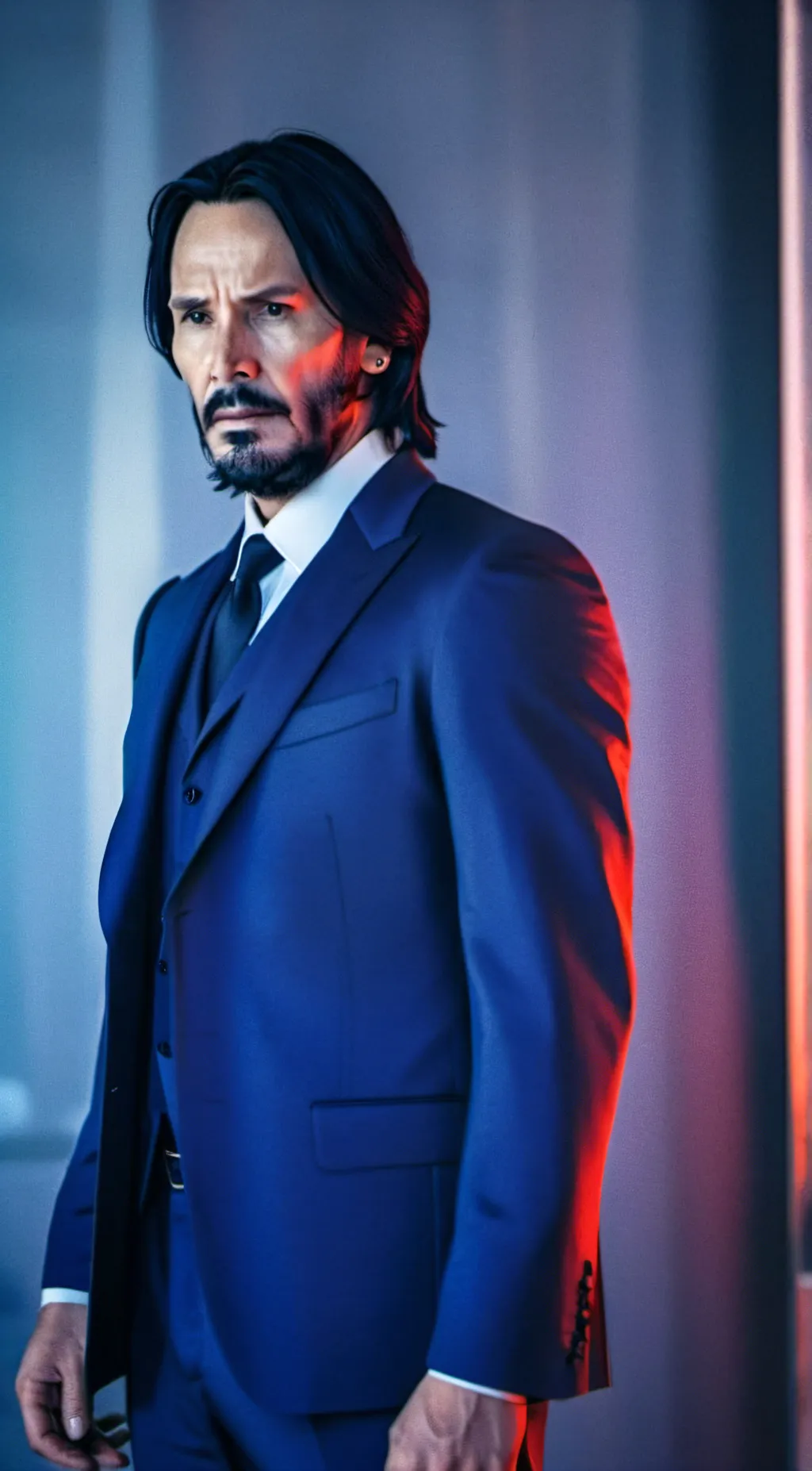 ai character: John Wick background