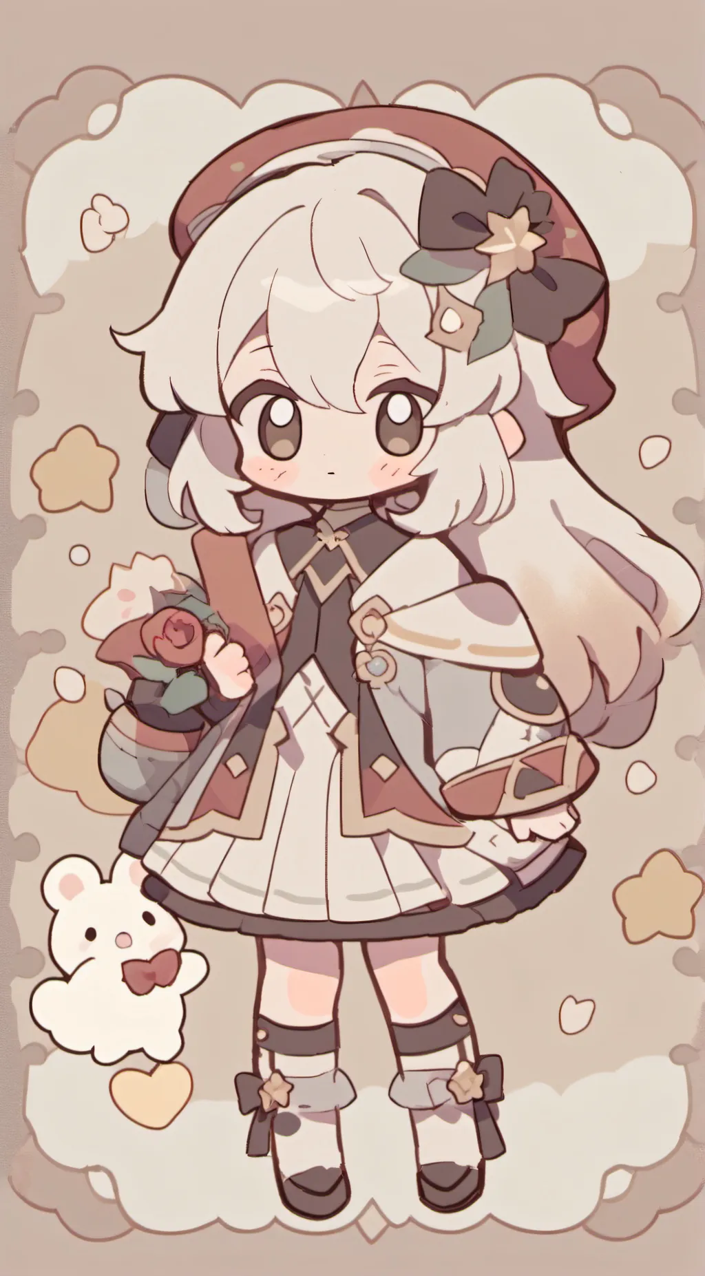 ai character: Foxy background