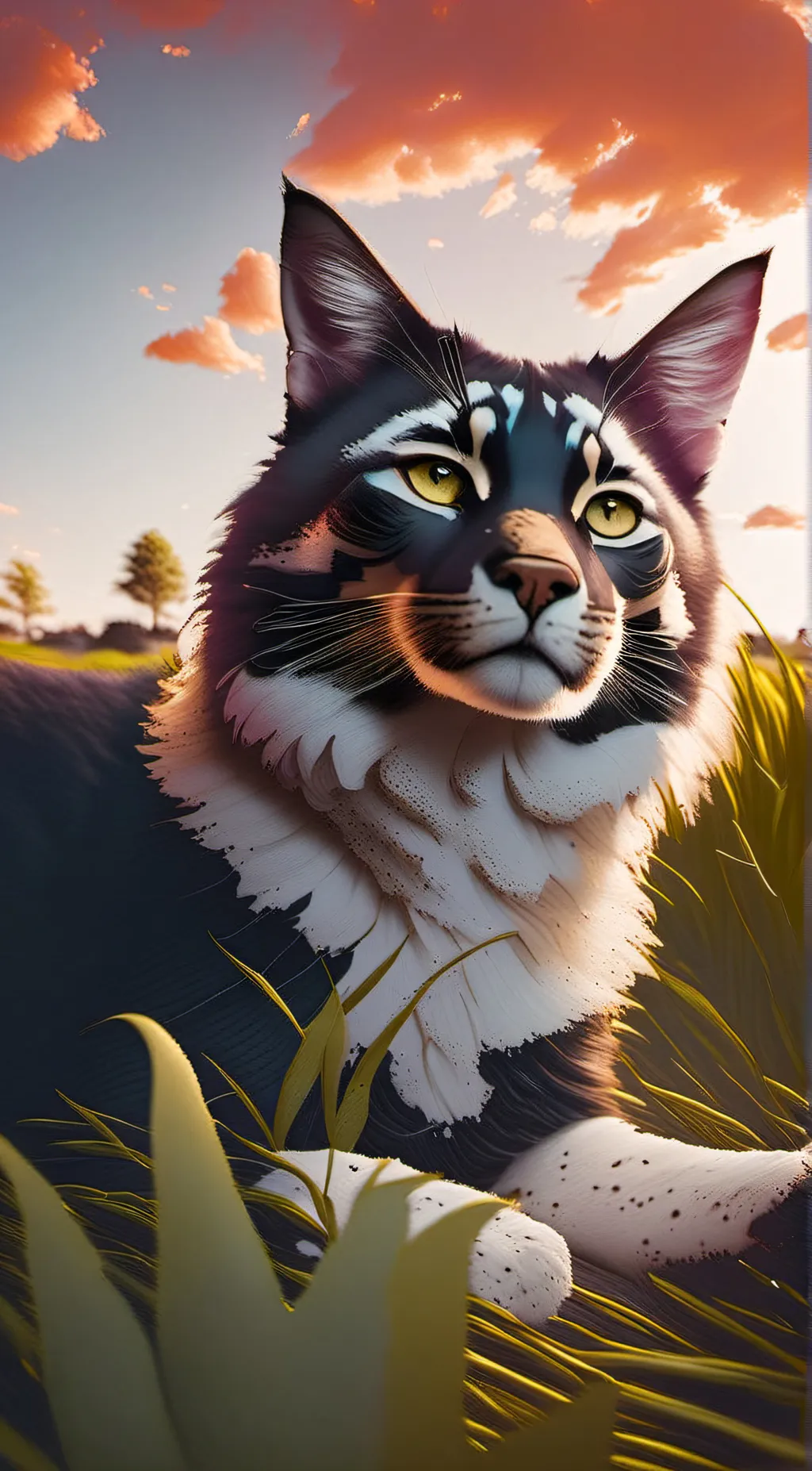 ai character: Mittens background