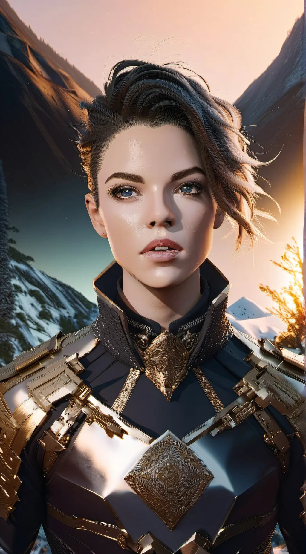 ai character: Aron  background