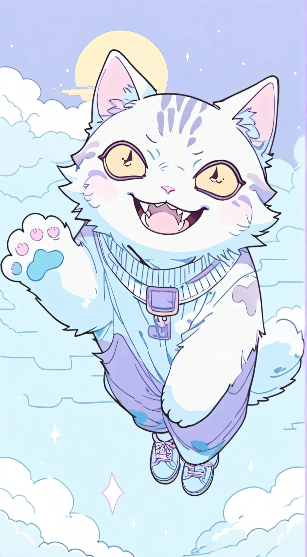 Talkie AI - Chat with catnaps🤍little💜sis