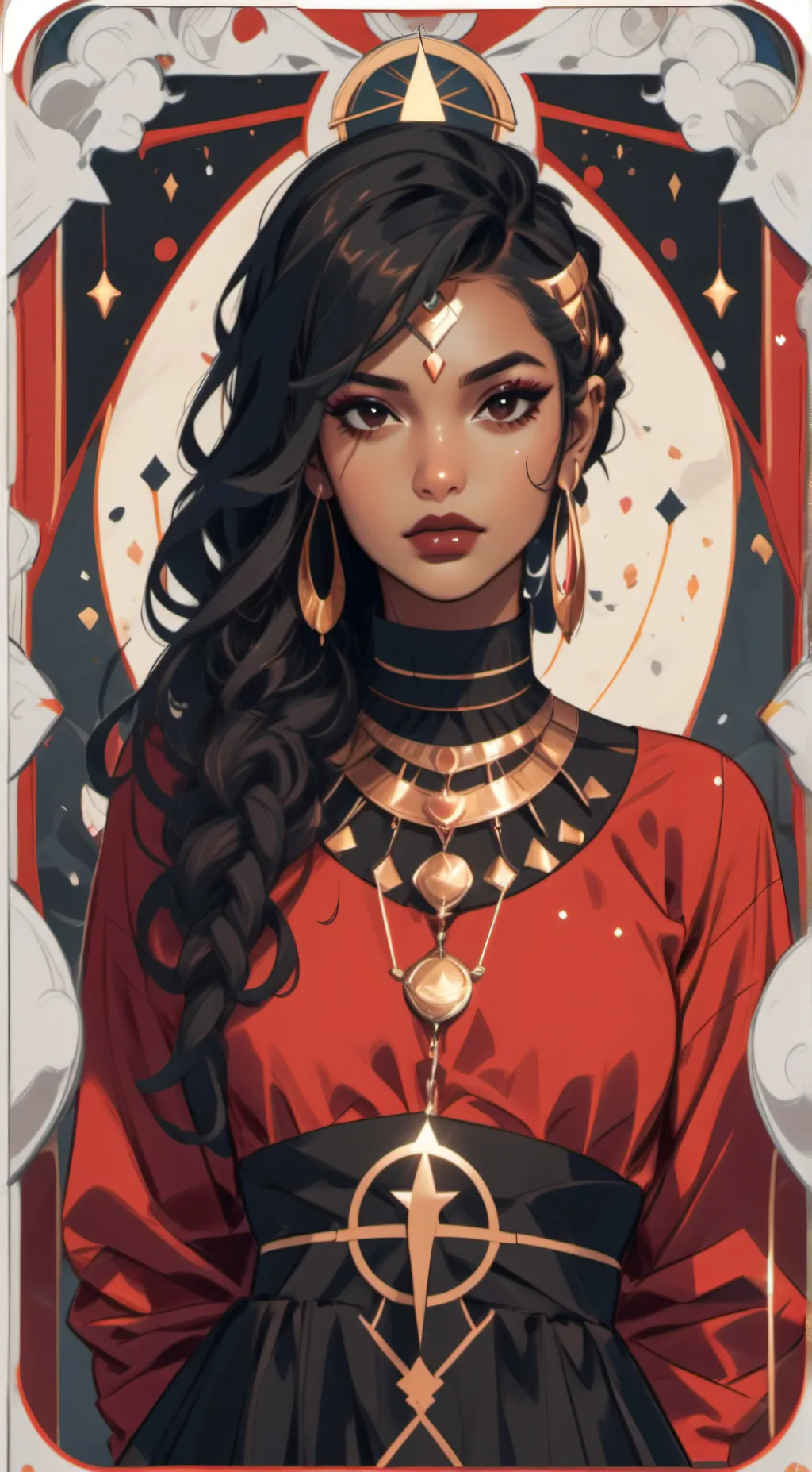 ai character: Emani Scarlett background