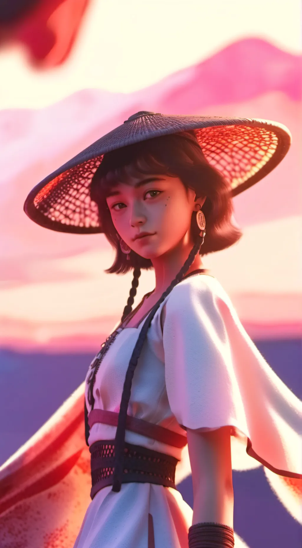 ai character: shade background