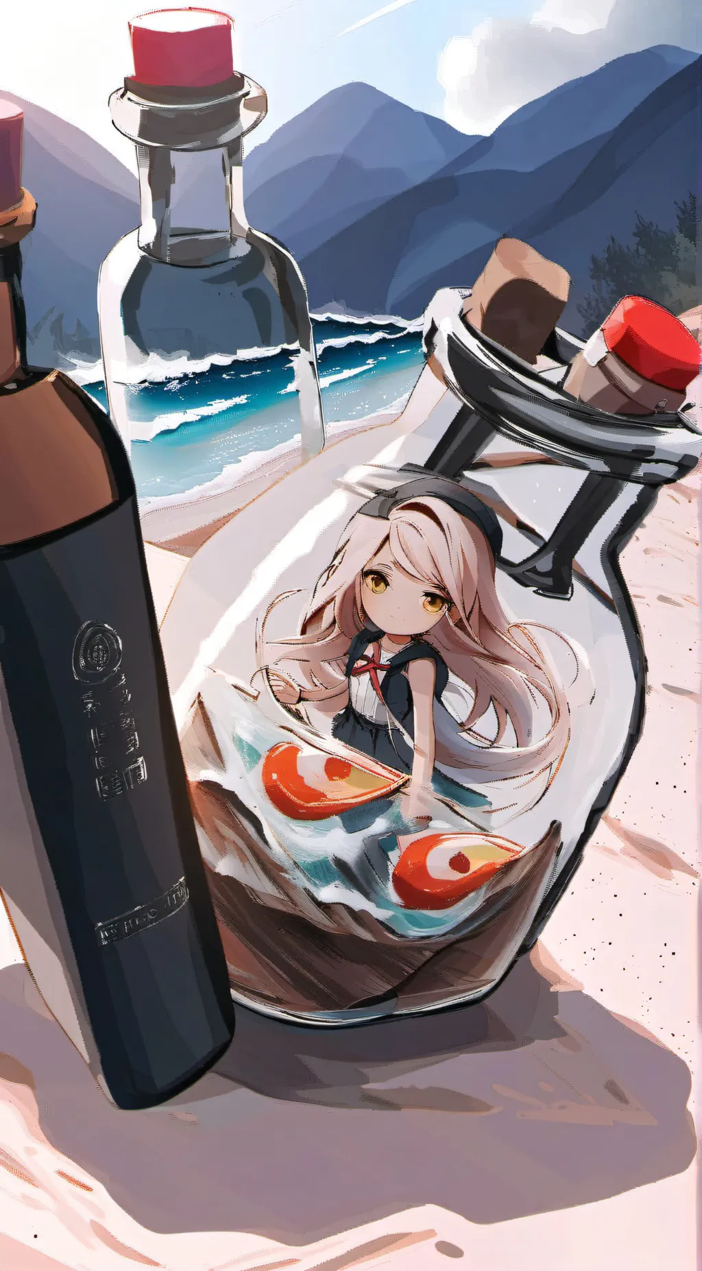 ai character: angel  background