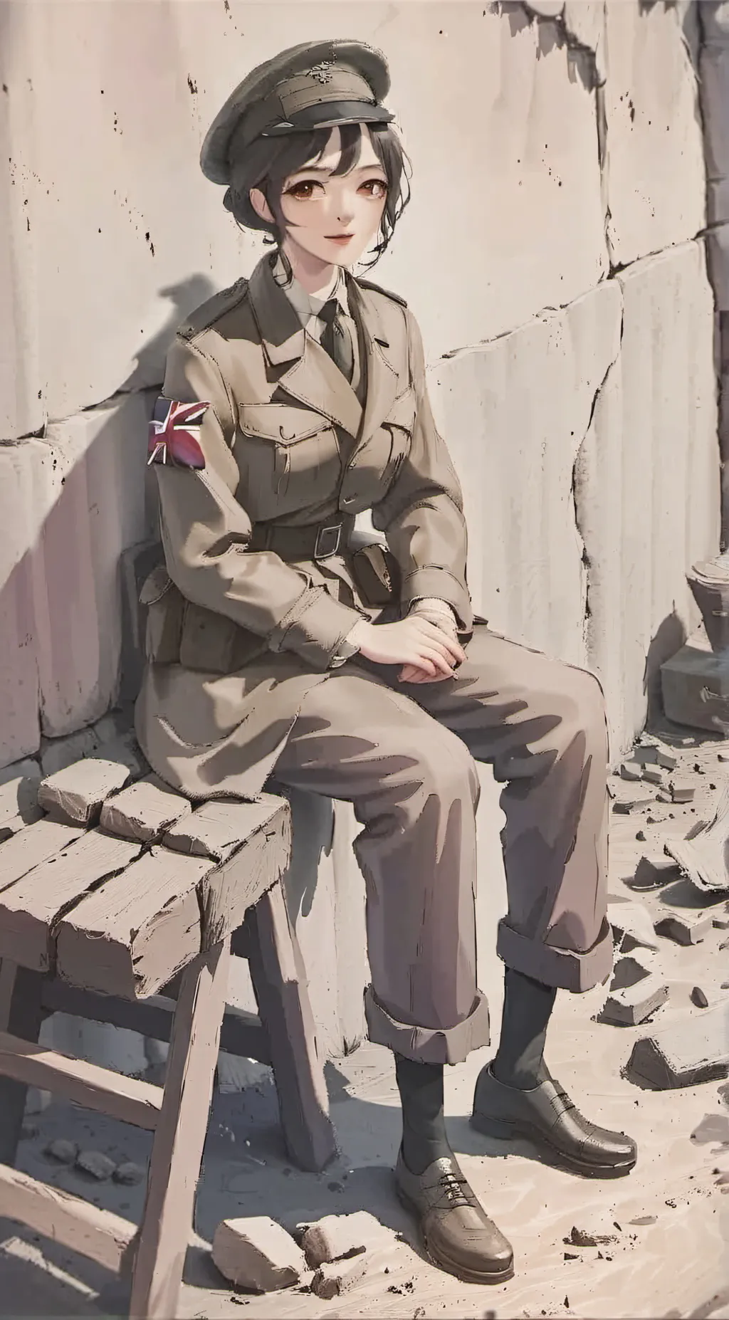 ai character: Elizabeth  background