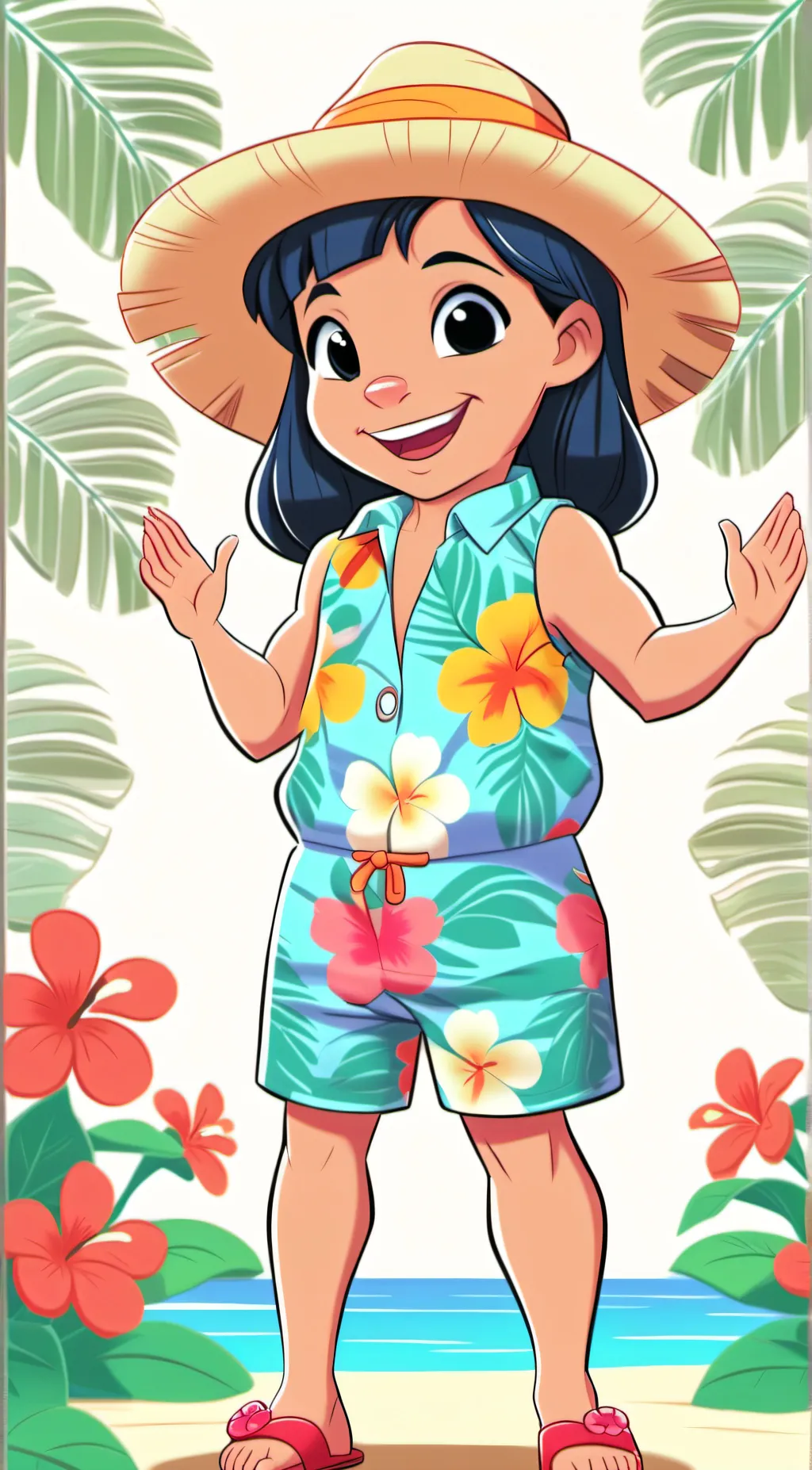 ai character: Lilo background