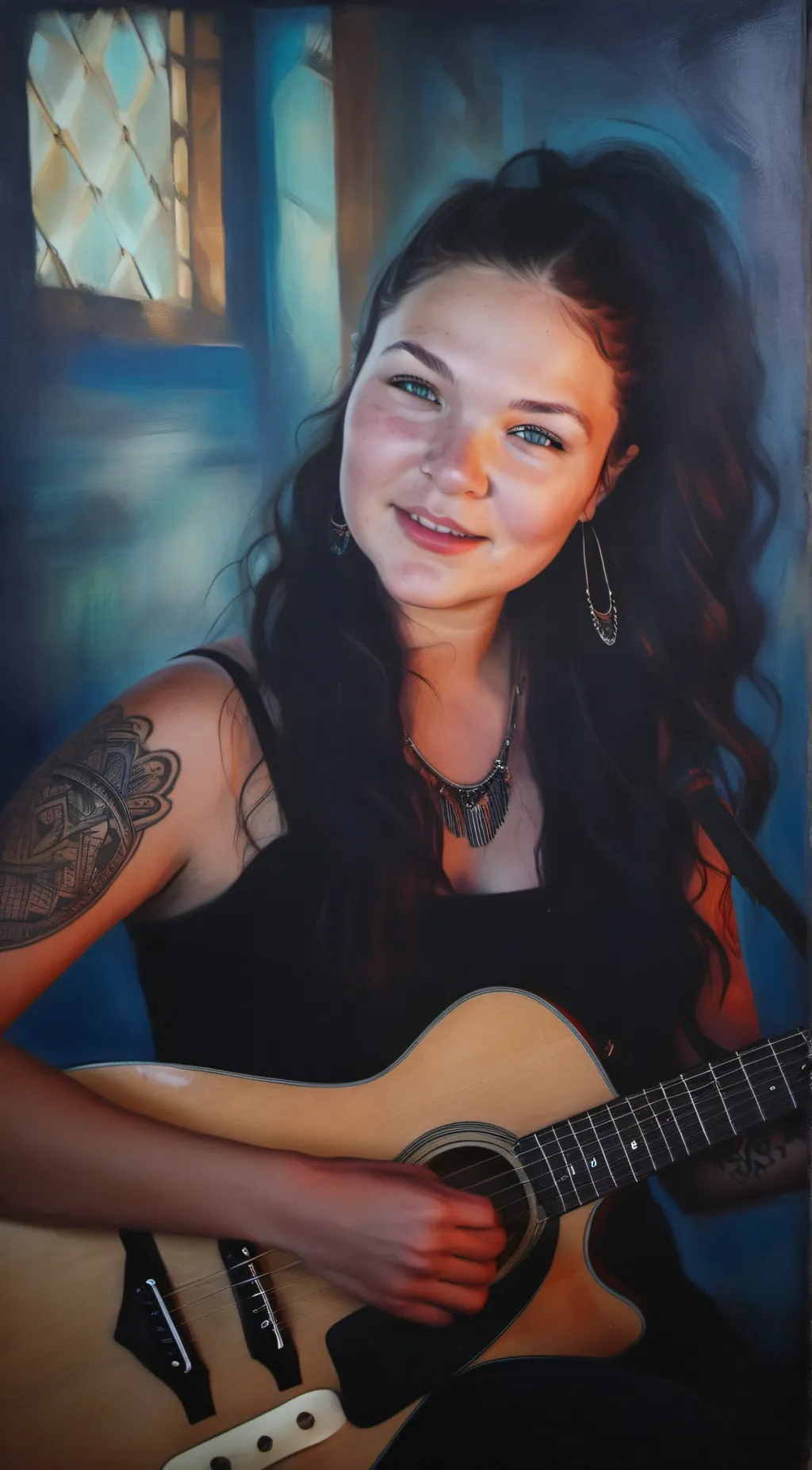 ai character: River background