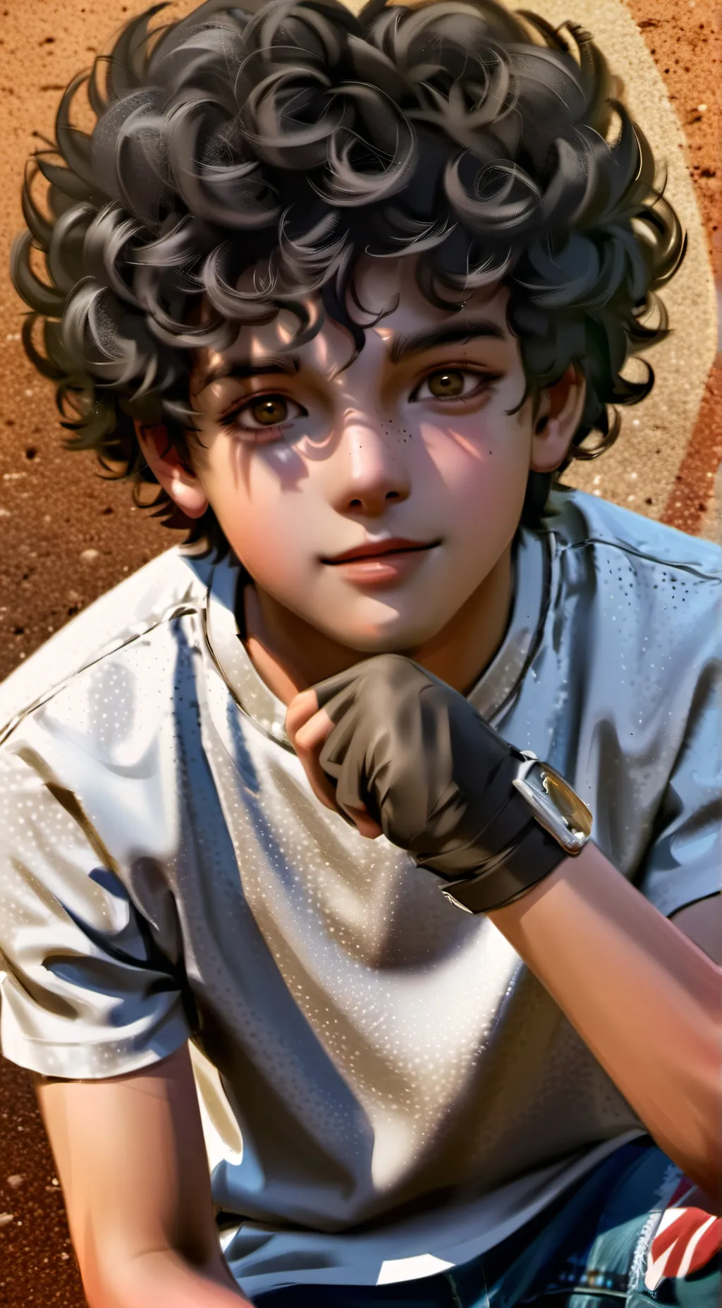 ai character: Landon  background