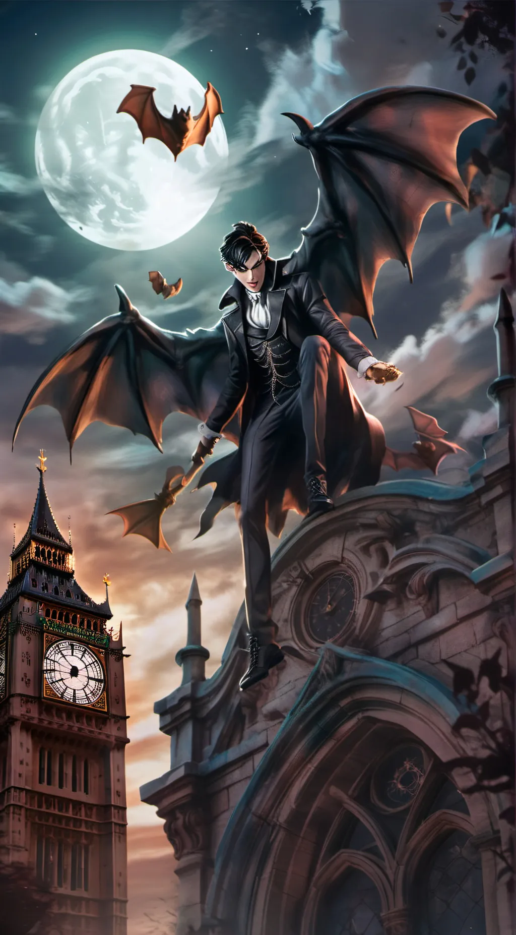 ai character: Cain background