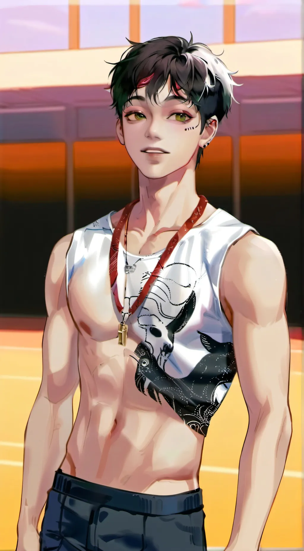 ai character: MARK background