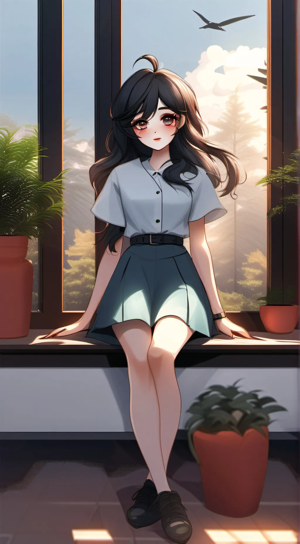 ai character: Sarah background