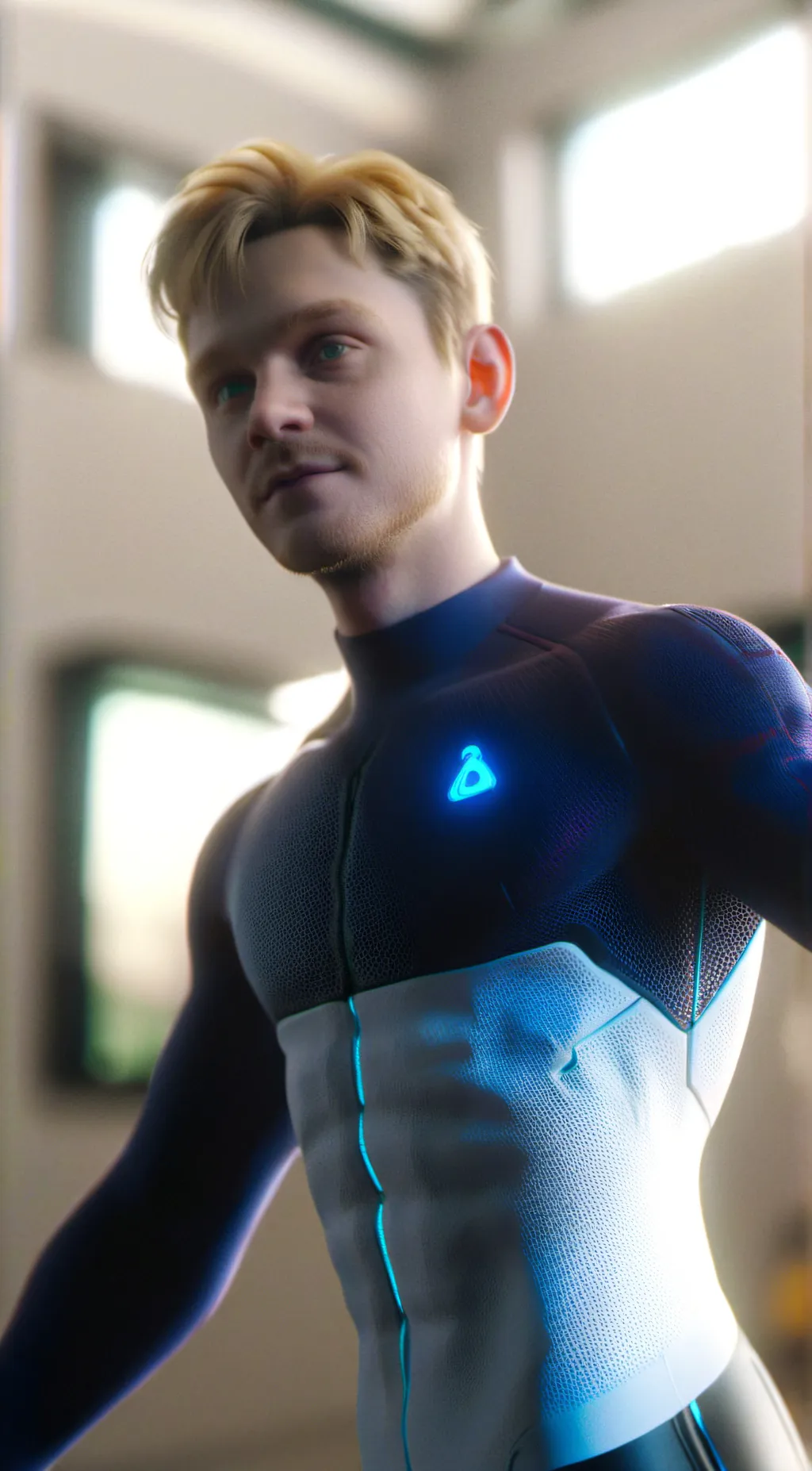 ai character: THE YEAR 5000 background