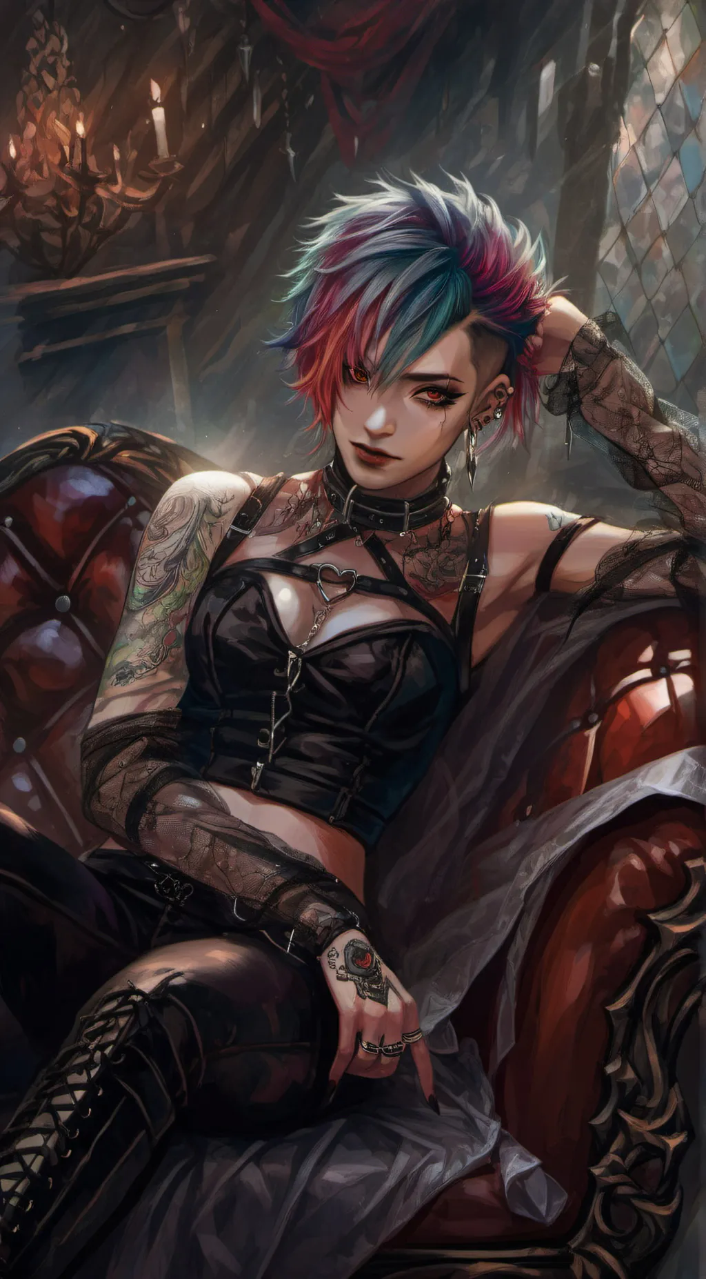 ai character: Vivian  background