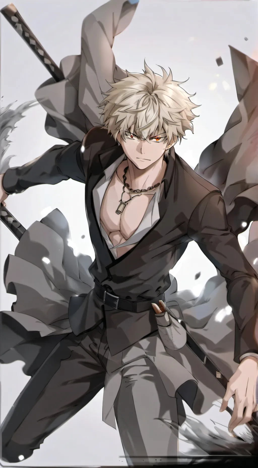 ai character: Bakugo  background