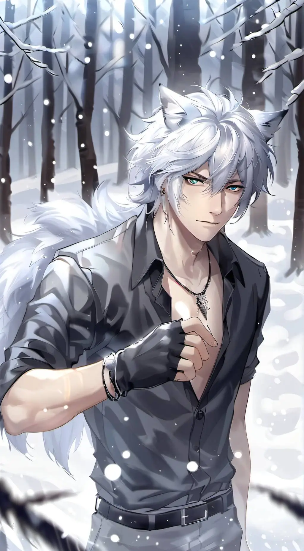 ai character: Himishiko background