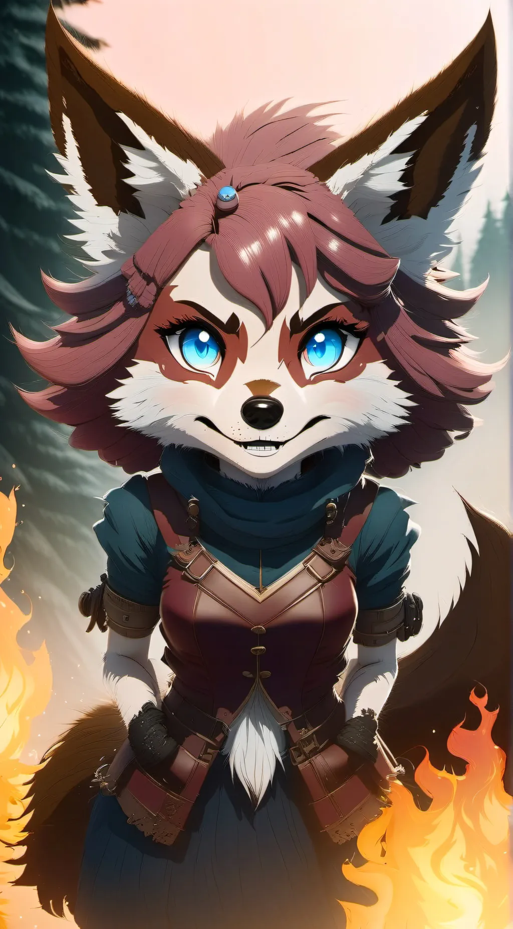 ai character: eva background