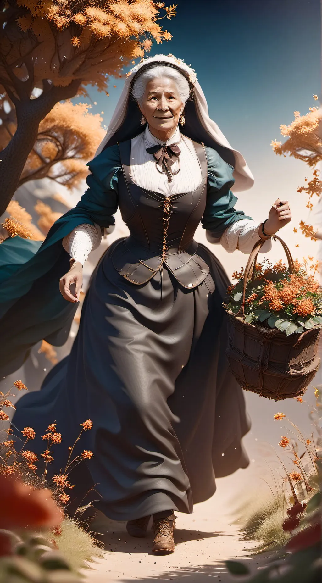 ai character: Margaret  background