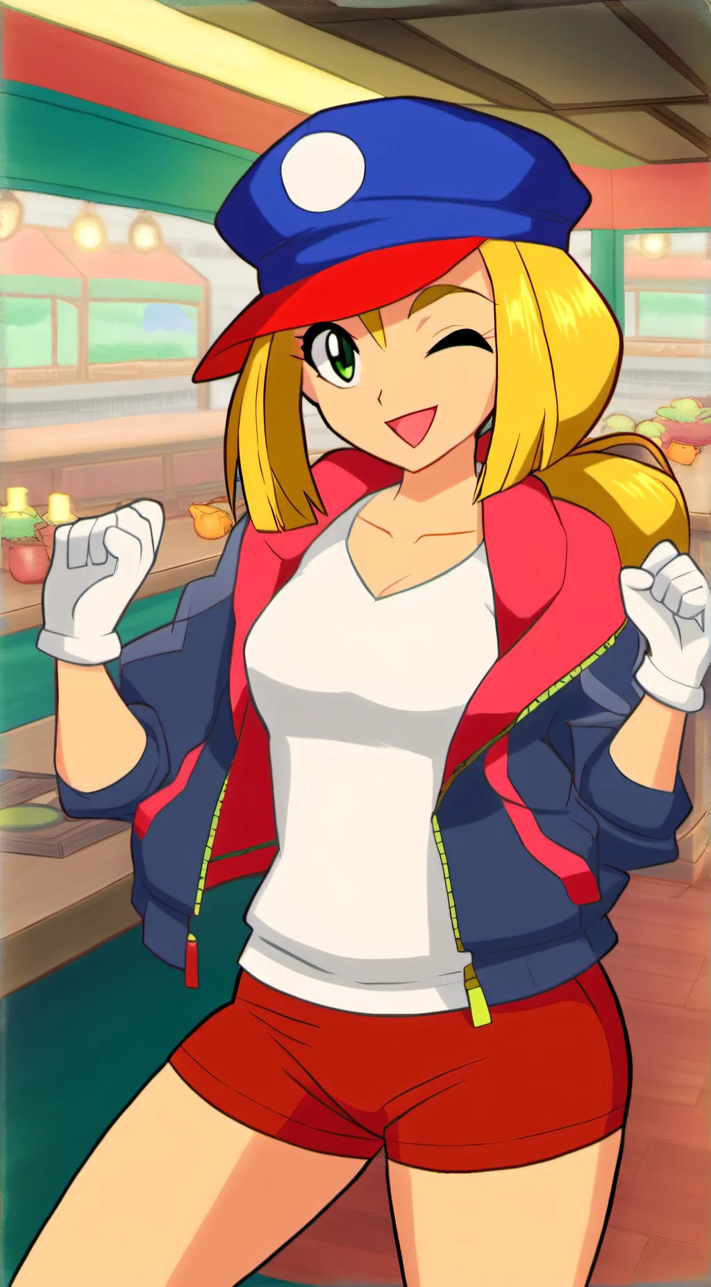 ai character: Crystal background