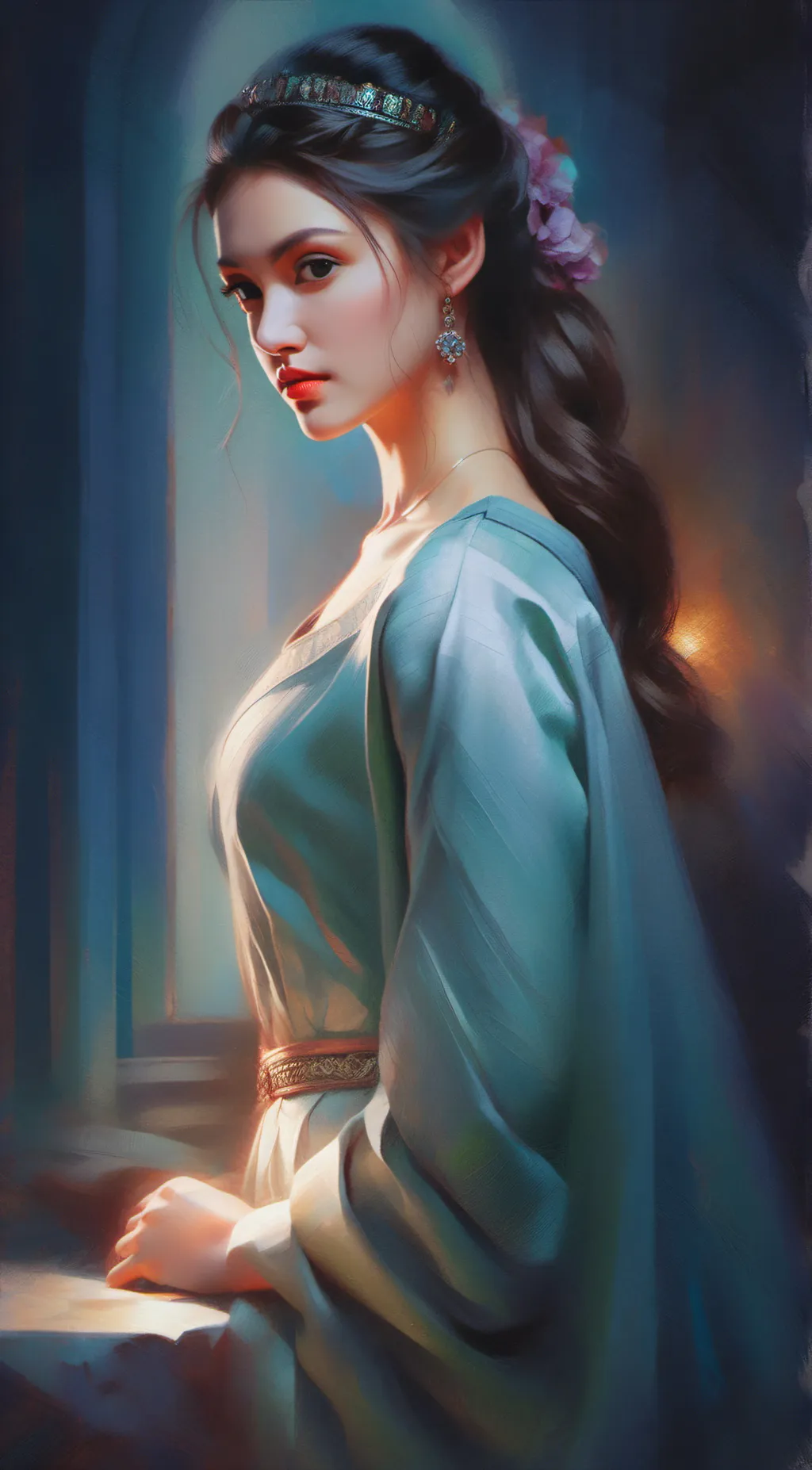 ai character: star background