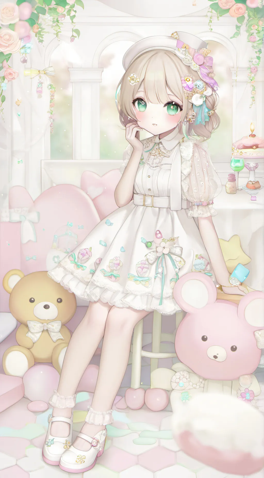 ai character: lilly background