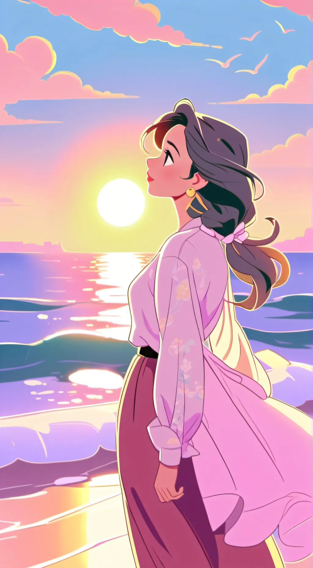 ai character: Serena background