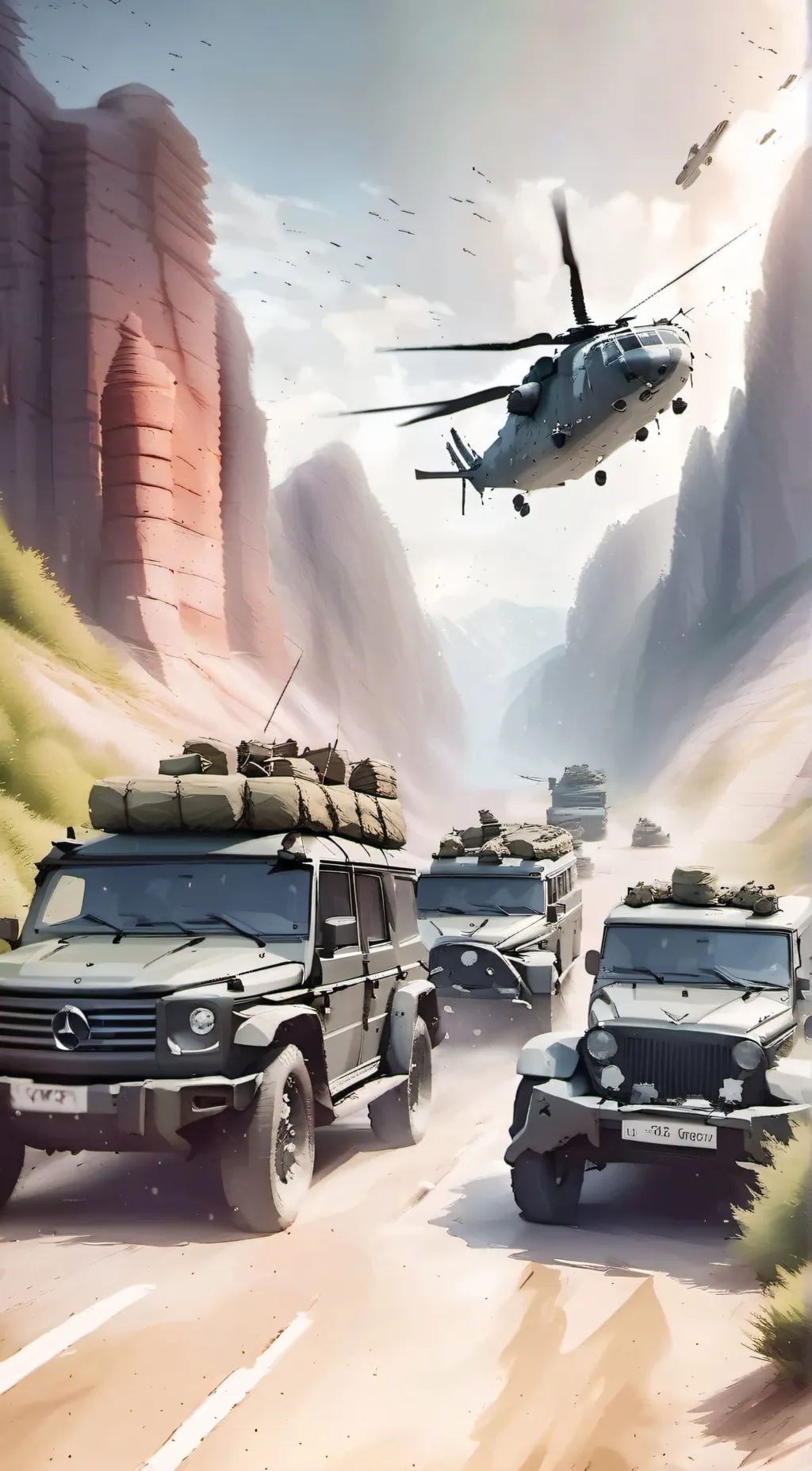 ai character: The chase background