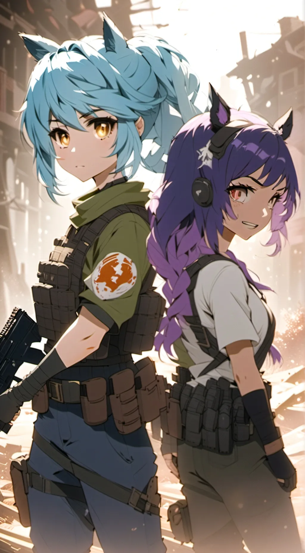 ai character: Rd and ts background