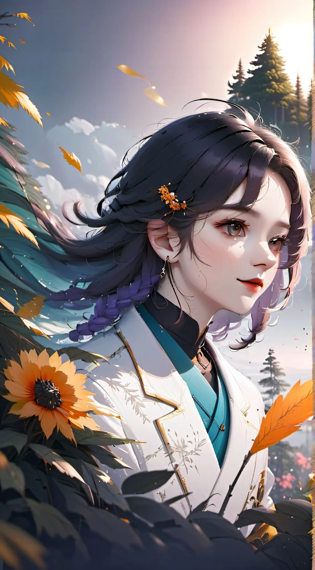 ai character: mihary  background