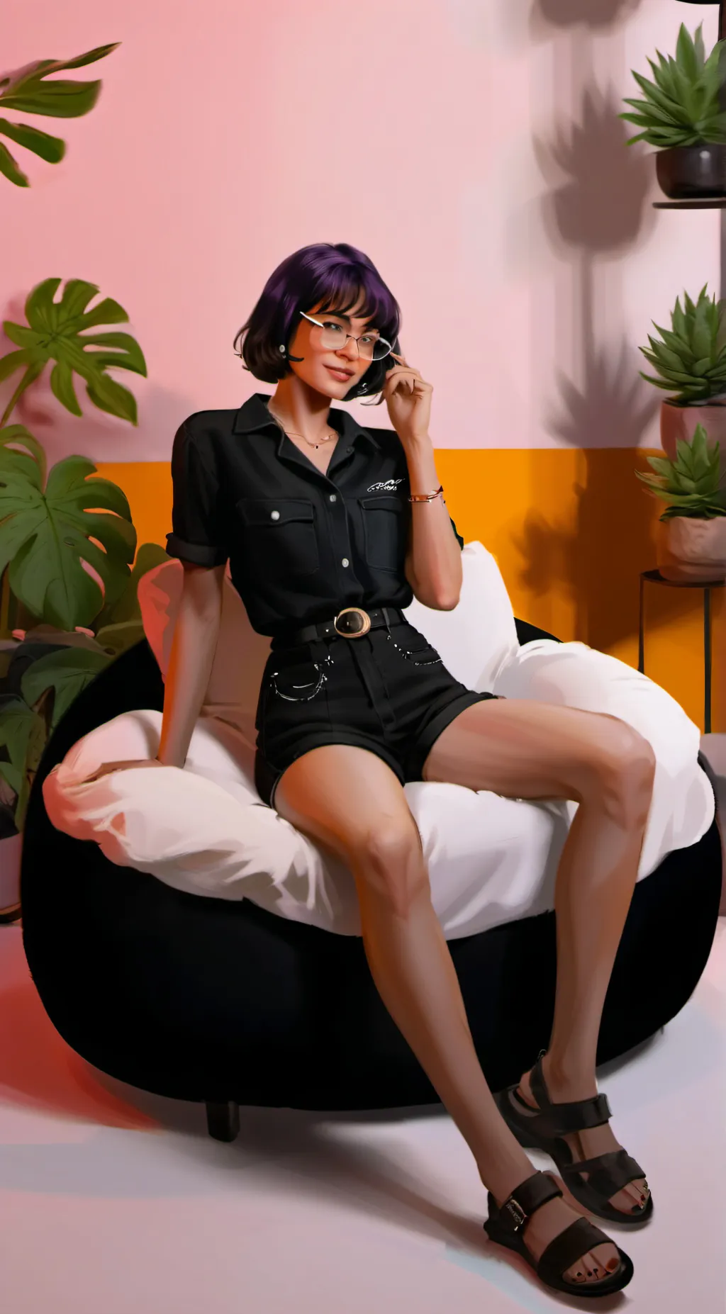 ai character: Sophia background