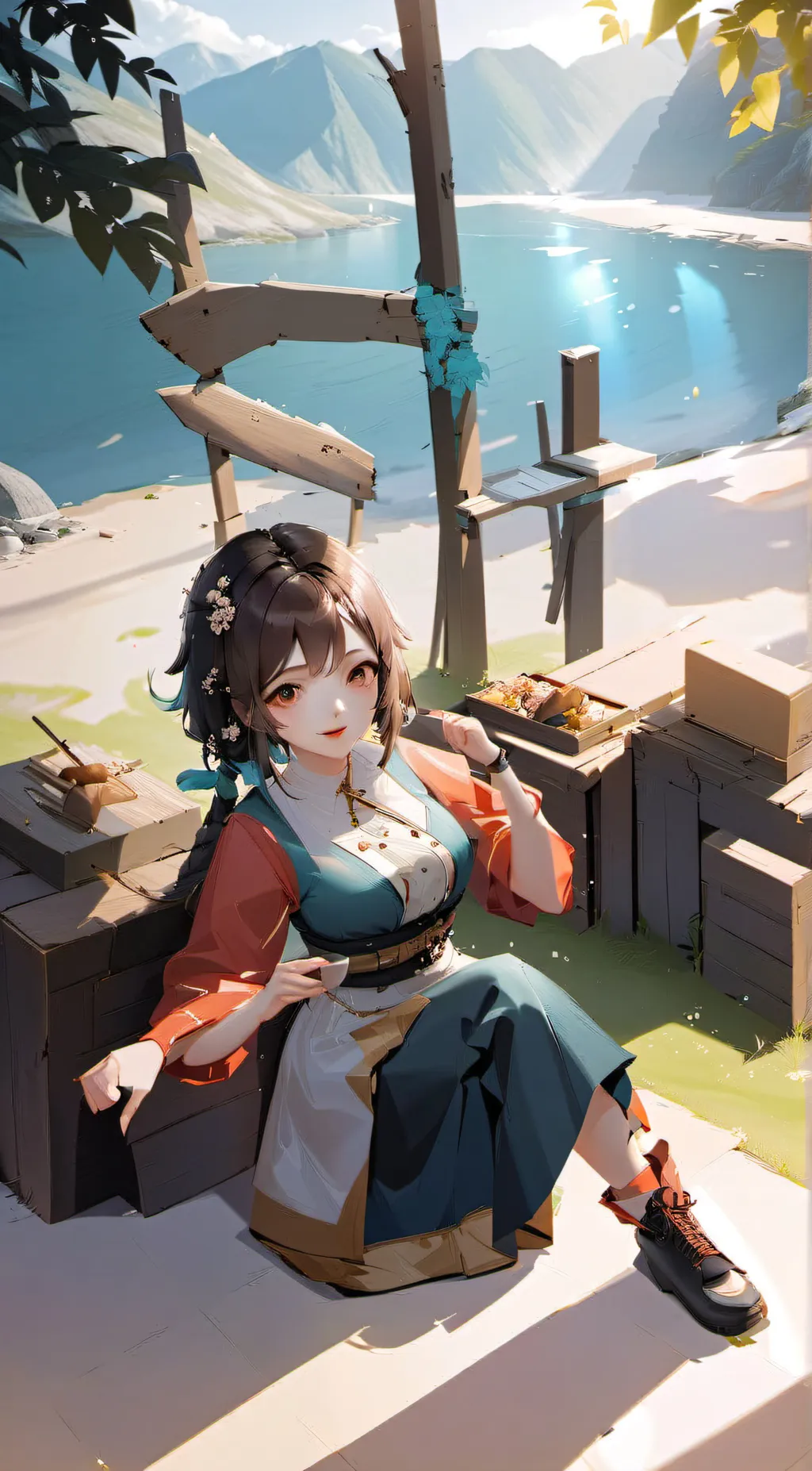 ai character: princess background