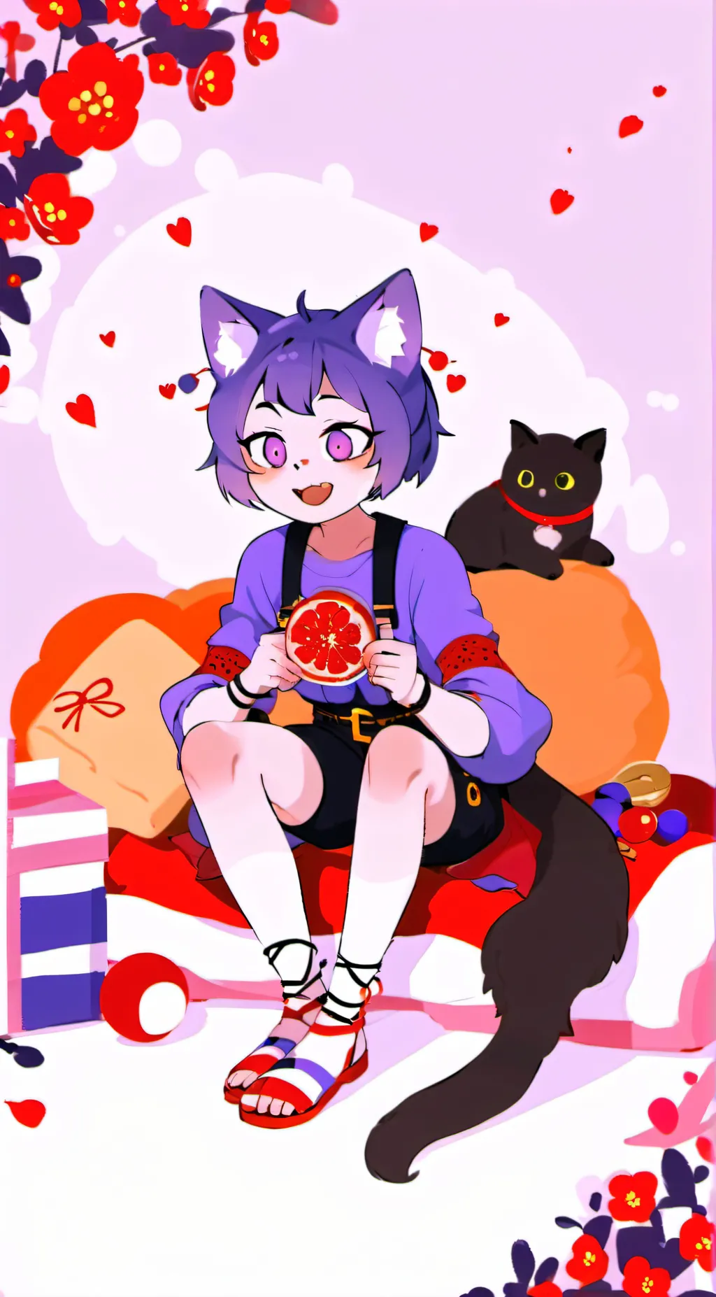 ai character: Catnap background