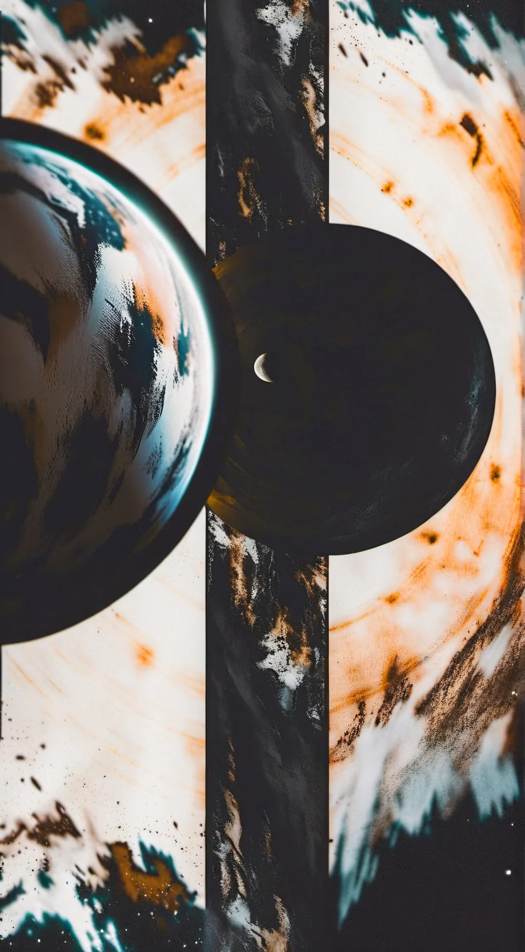 ai character: planet 9 & planetX background